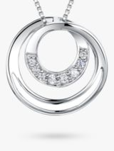 Hot Diamonds Love Locked Heart Charm Chain Bracelet, Silver at John Lewis &  Partners