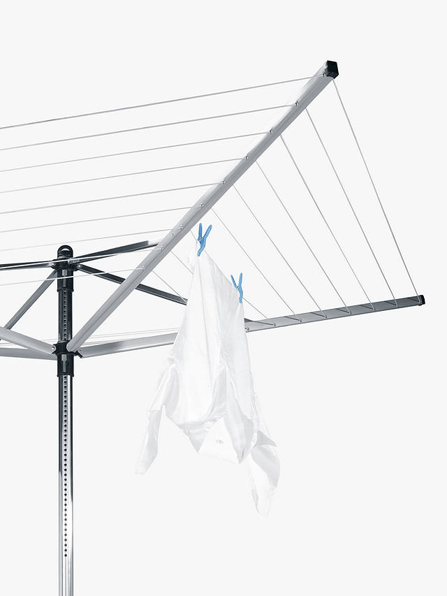 Brabantia Lift-O-Matic Rotary Clothes Outdoor Airer Washing Line with Soil Spear, 40m
