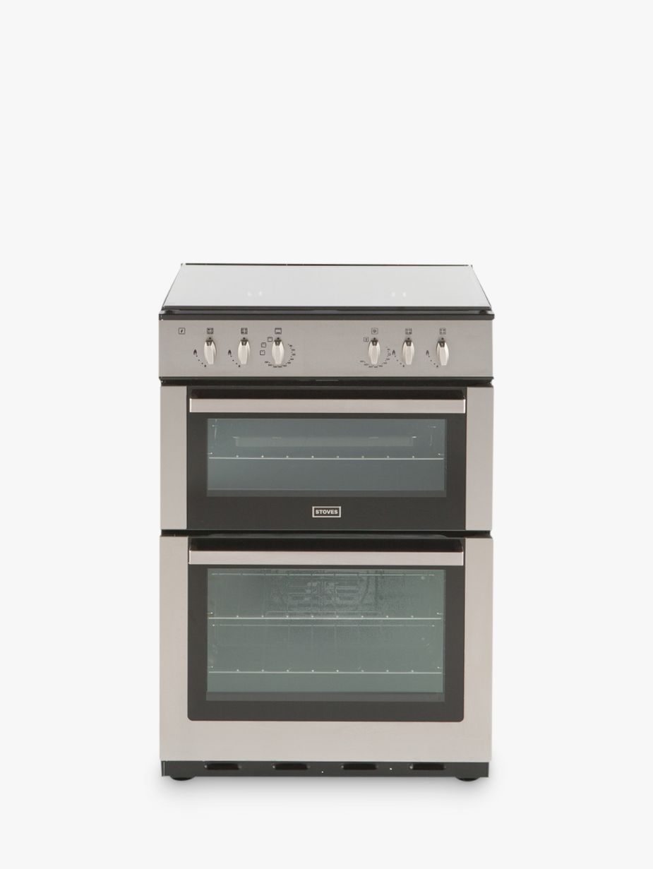 Stoves SDF60DO Dual Fuel Cooker, Stainless Steel