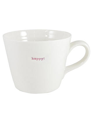Keith Brymer Jones Word 'Happy' Bucket Mug