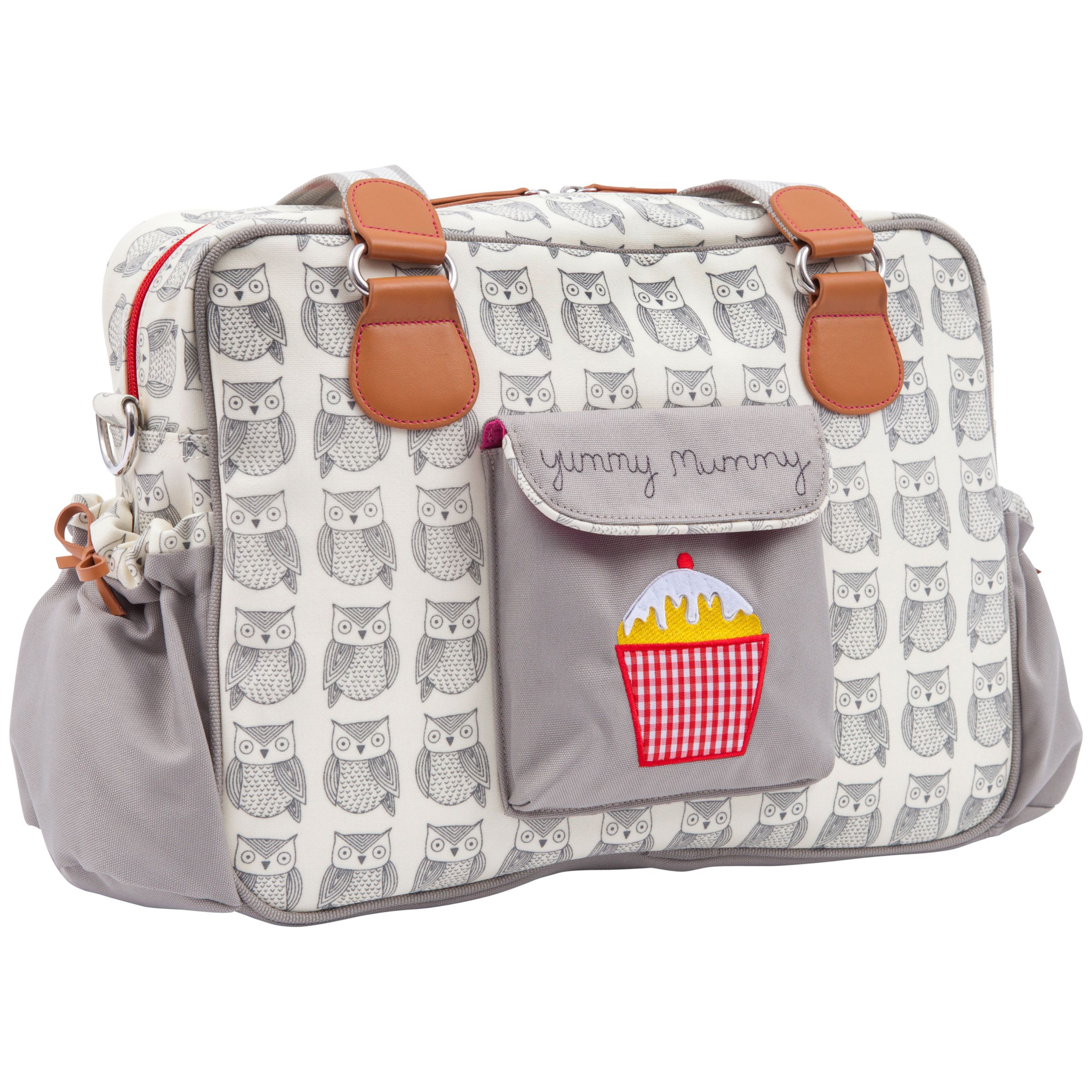 pink lining nappy bag