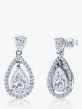 Jools by Jenny Brown Pavé Surround Tear Drop Earrings