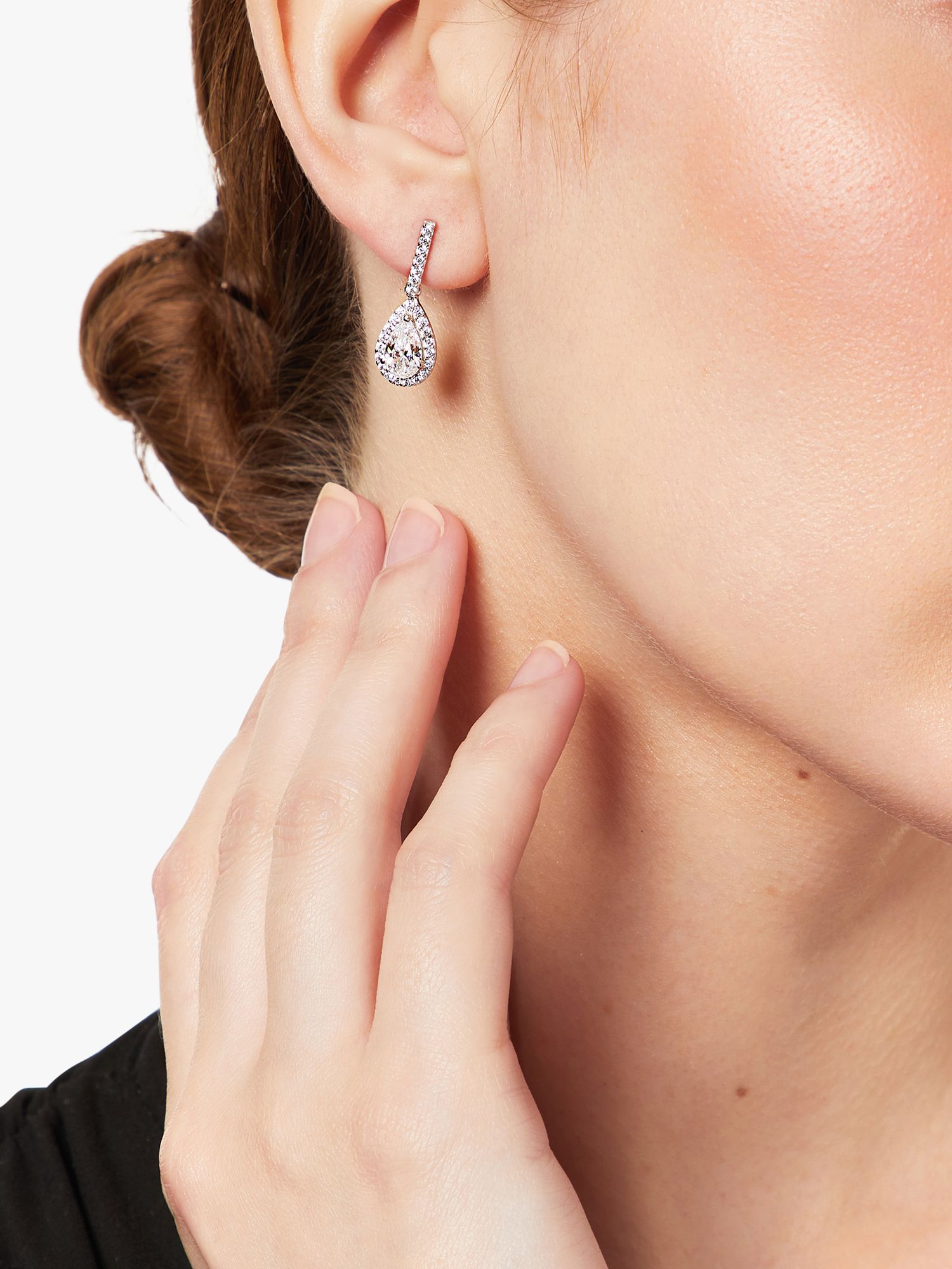 Buy Jools by Jenny Brown Pavé Set Bar and Tear Drop Earrings Online at johnlewis.com