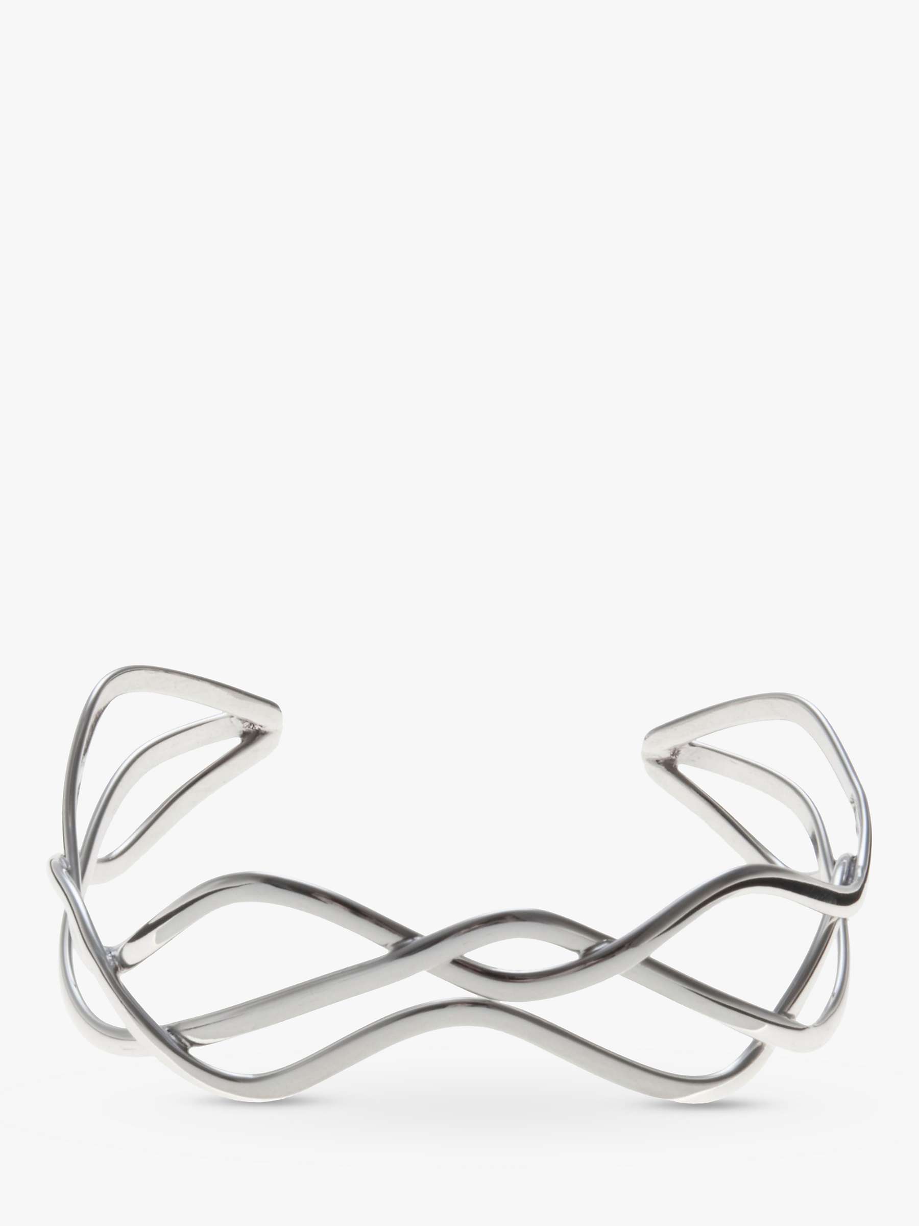 Buy Andea Sterling Silver Woven Wire Cuff Online at johnlewis.com