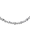 Andea Sterling Silver Ring And Ball Necklace