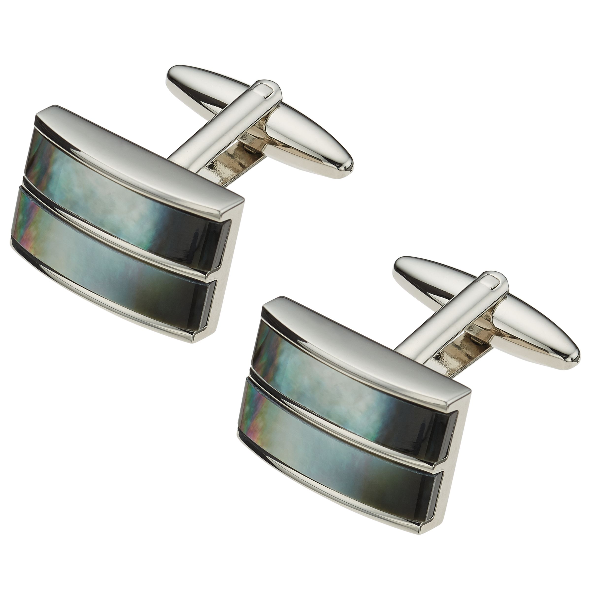  John  Lewis  Double Band Mother of Pearl  Cufflinks Mother 