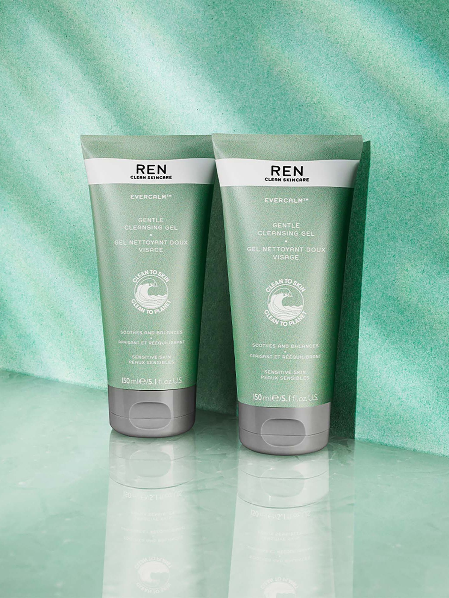 REN Clean Skincare Evercalm Gentle Cleansing Gel, 150ml