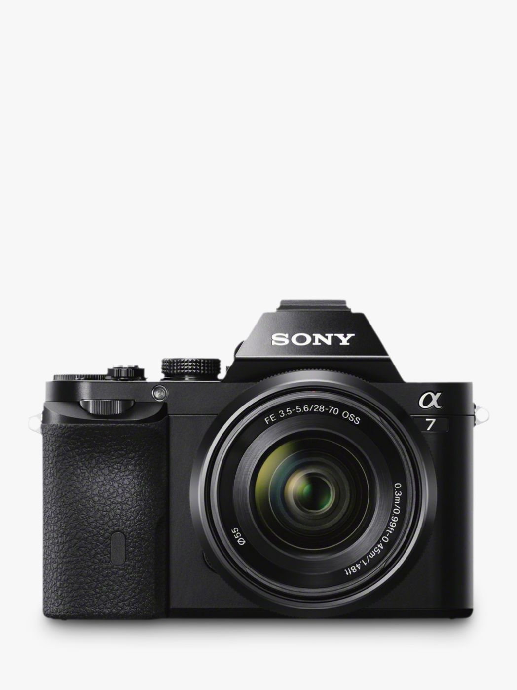 Sony a7 (Alpha ILCE-7K) Compact System Camera with 28-70mm Lens, HD 1080p, 24.3MP, Wi-Fi, NFC, OLED EVF, 3” Screen