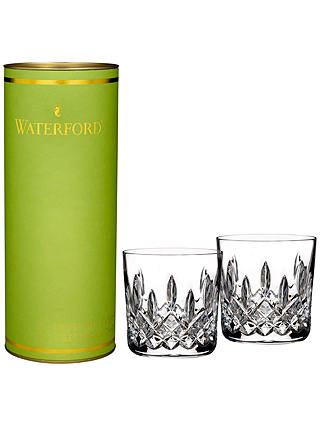 Waterford Crystal Giftology Lismore Cut Glass Tumbler, Clear, Set Of 2