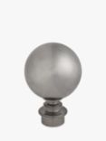 John Lewis & Partners Polished Steel Ball Finial, Dia.25mm