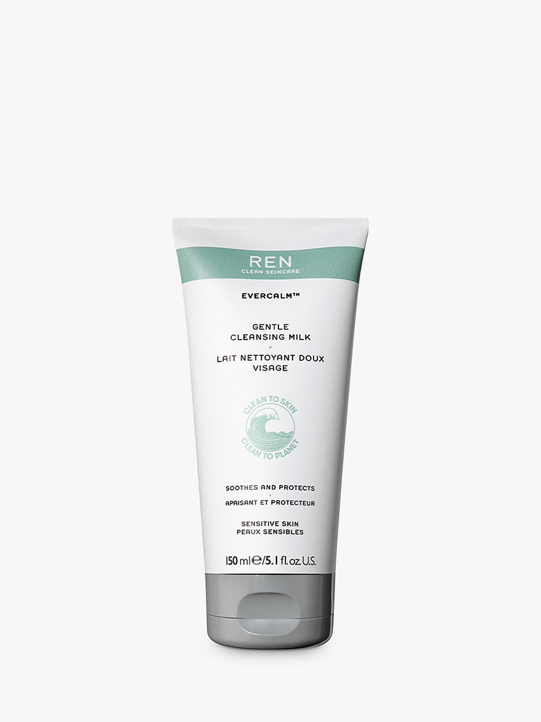 REN Clean Skincare Evercalm Gentle Cleansing Milk, 150ml 1