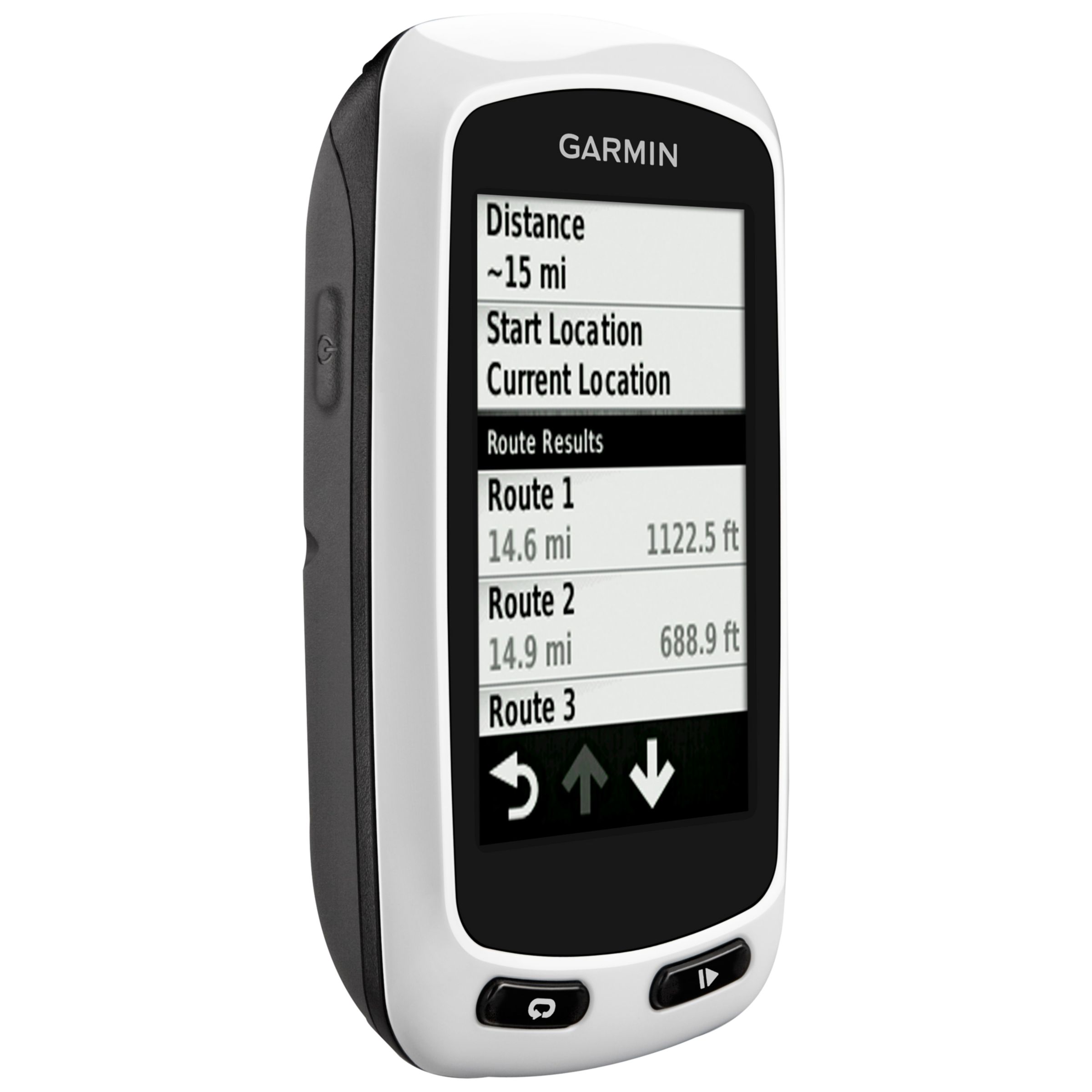 Garmin Edge Touring Touchscreen Bike GPS, Black/White