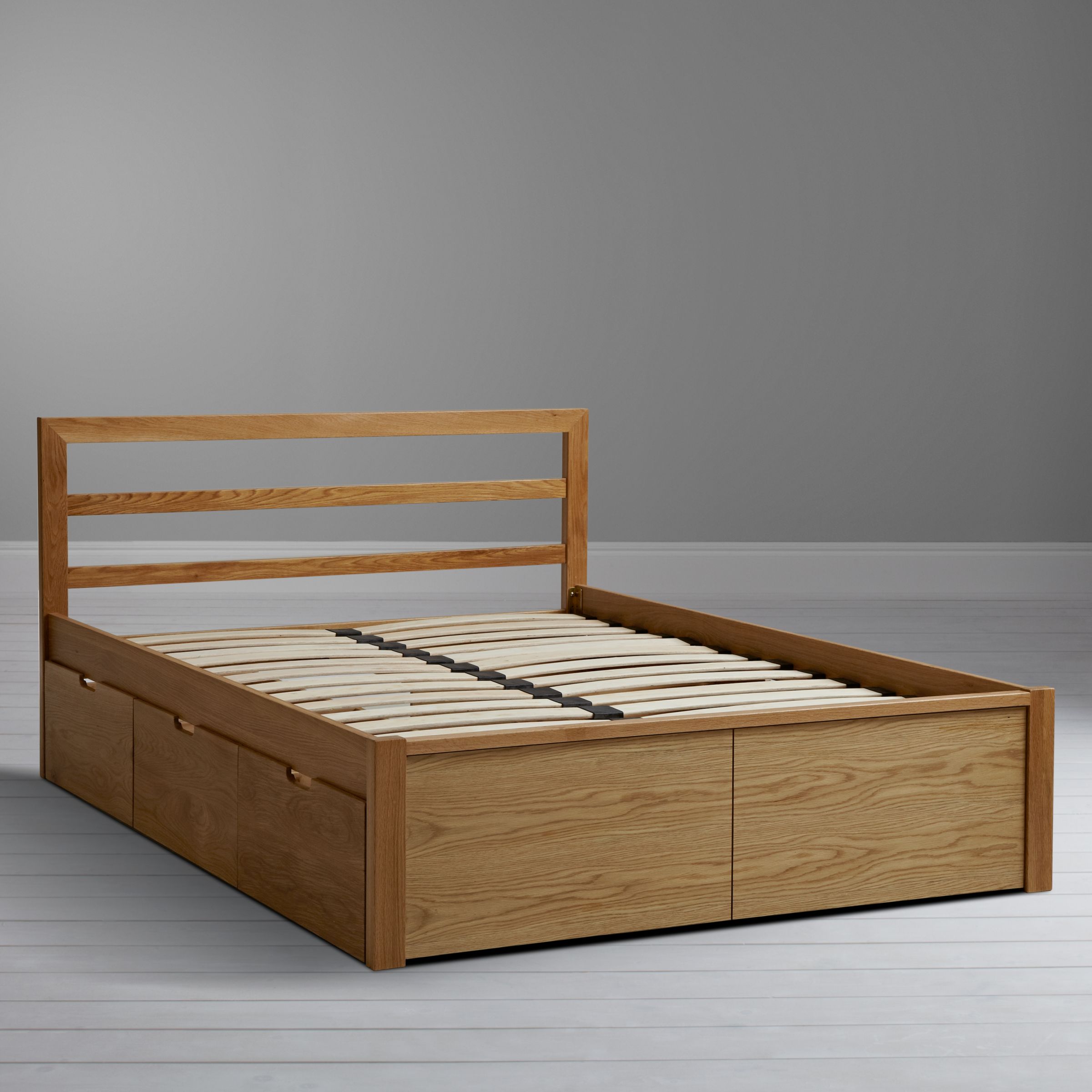 House By John Lewis Ollie Storage Bed Double Oak At John Lewis