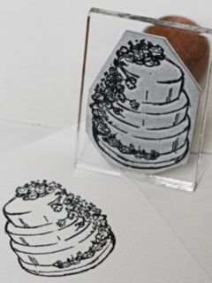 StompStamps Personalised Wedding Drawing Stamp