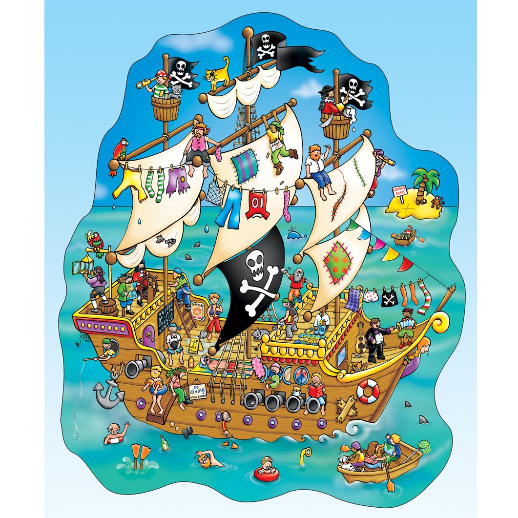 orchard toys pirate ship jigsaw puzzle