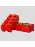 LEGO 40041733 8 Stud Storage Brick, Red