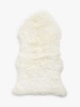 John Lewis & Partners Single Sheepskin Rug, Ivory