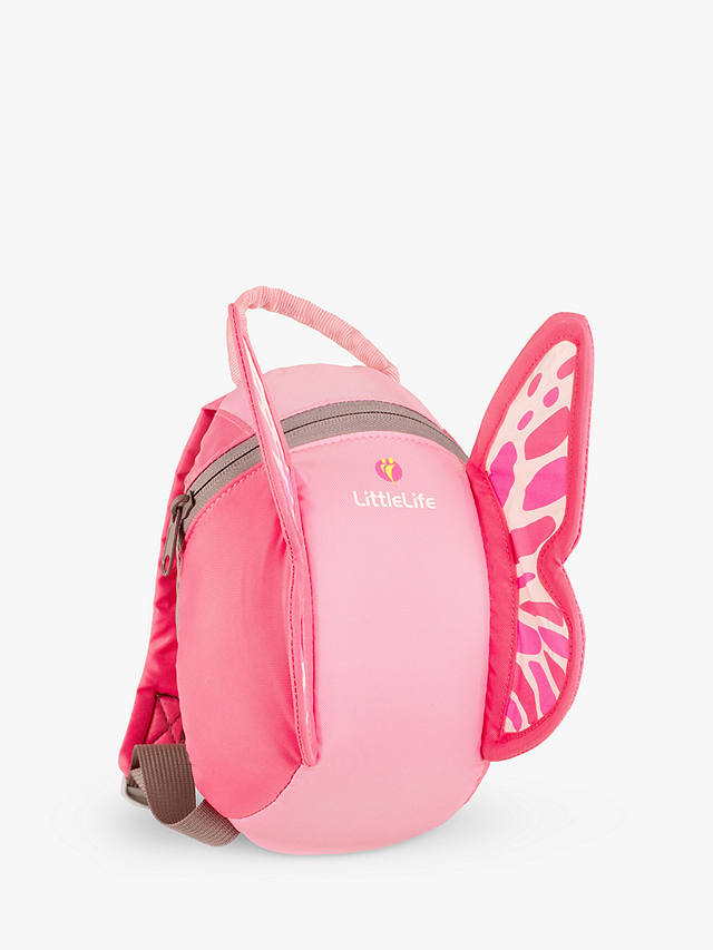 LittleLife Butterfly Toddler Backpack, Pink