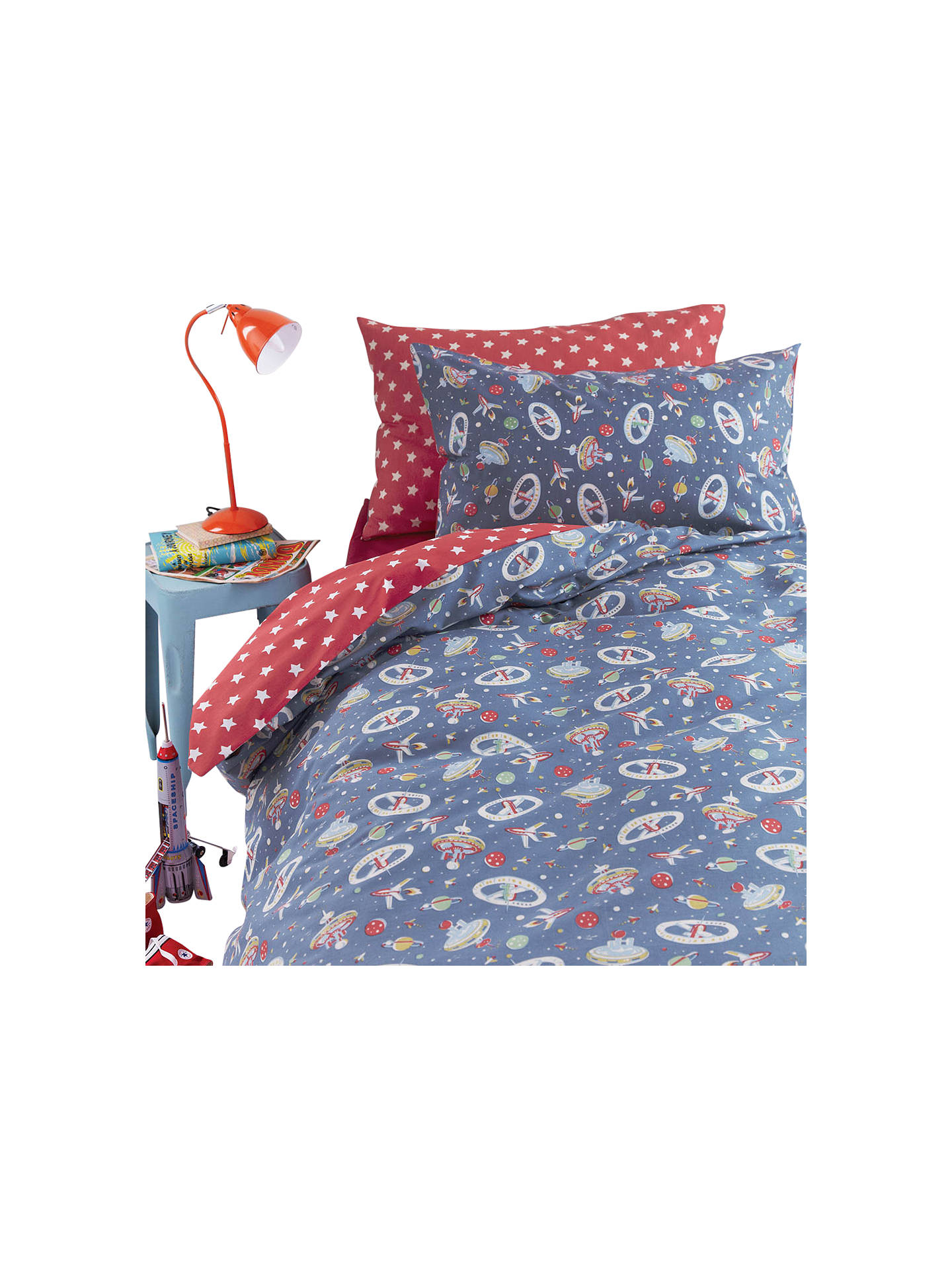 Cath Kidston Outer Space Single Duvet Cover And Pillowcase Set At