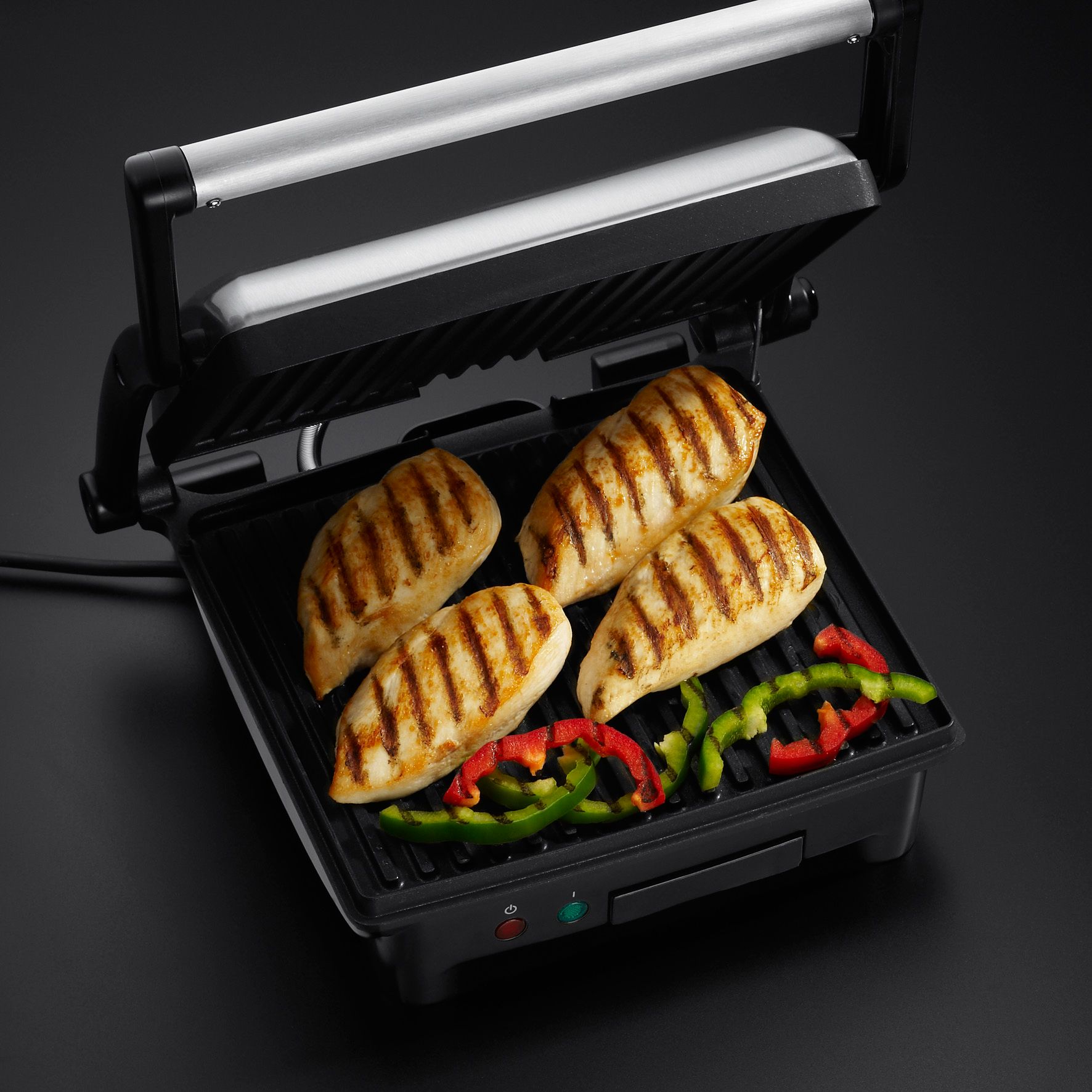 Hobbs Cook at Home 3-in-1 Panini Maker, and Griddle