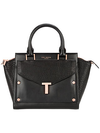 Ted Baker Layally Leather Tote Bag, Black