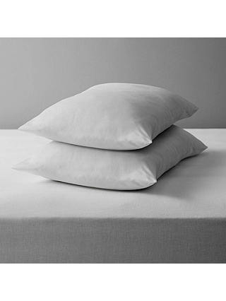 ANYDAY John Lewis & Partners Microfibre Standard Pillow Pair, Soft/Medium