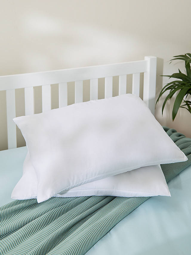 ANYDAY John Lewis & Partners Microfibre Standard Pillow Pair, Soft/Medium