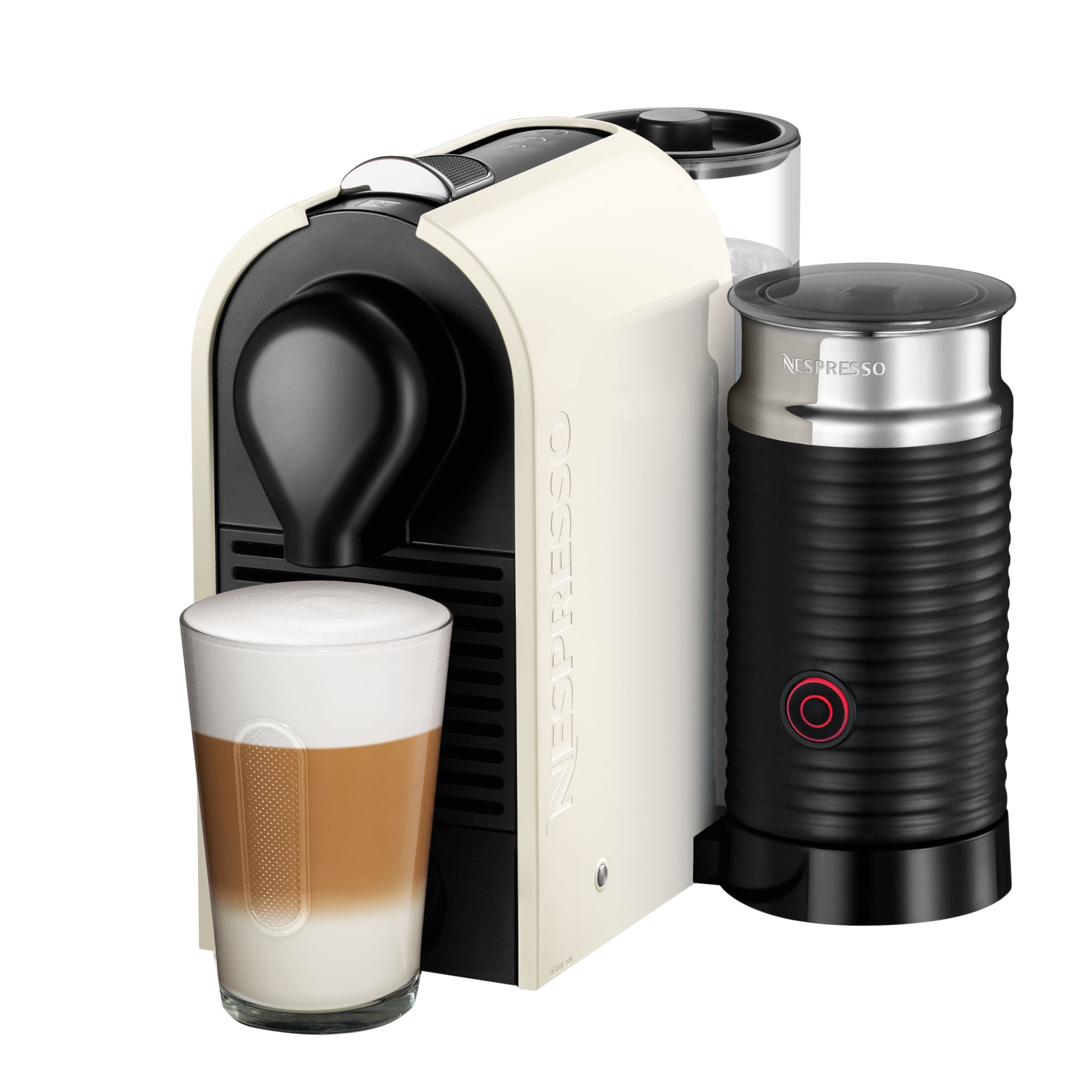 Gezichtsvermogen De waarheid vertellen onderwijzen Nespresso U Coffee Machine with Aeroccino by KRUPS, Cream