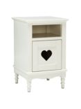 little home at John Lewis Victoria Bedside Table, White
