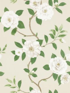 Sanderson Christabel Wallpaper, Ivory/Cream, DVOY213380
