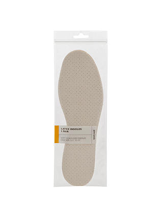 John Lewis & Partners Latex Insole Fits All-1 Pair, Neutral