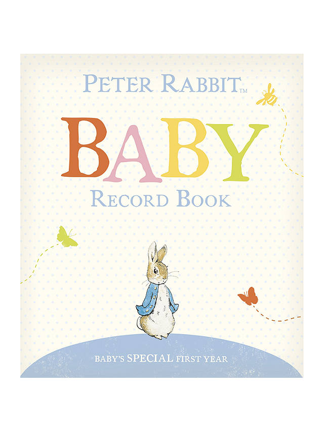 Peter Rabbit Baby's First Year Record Book