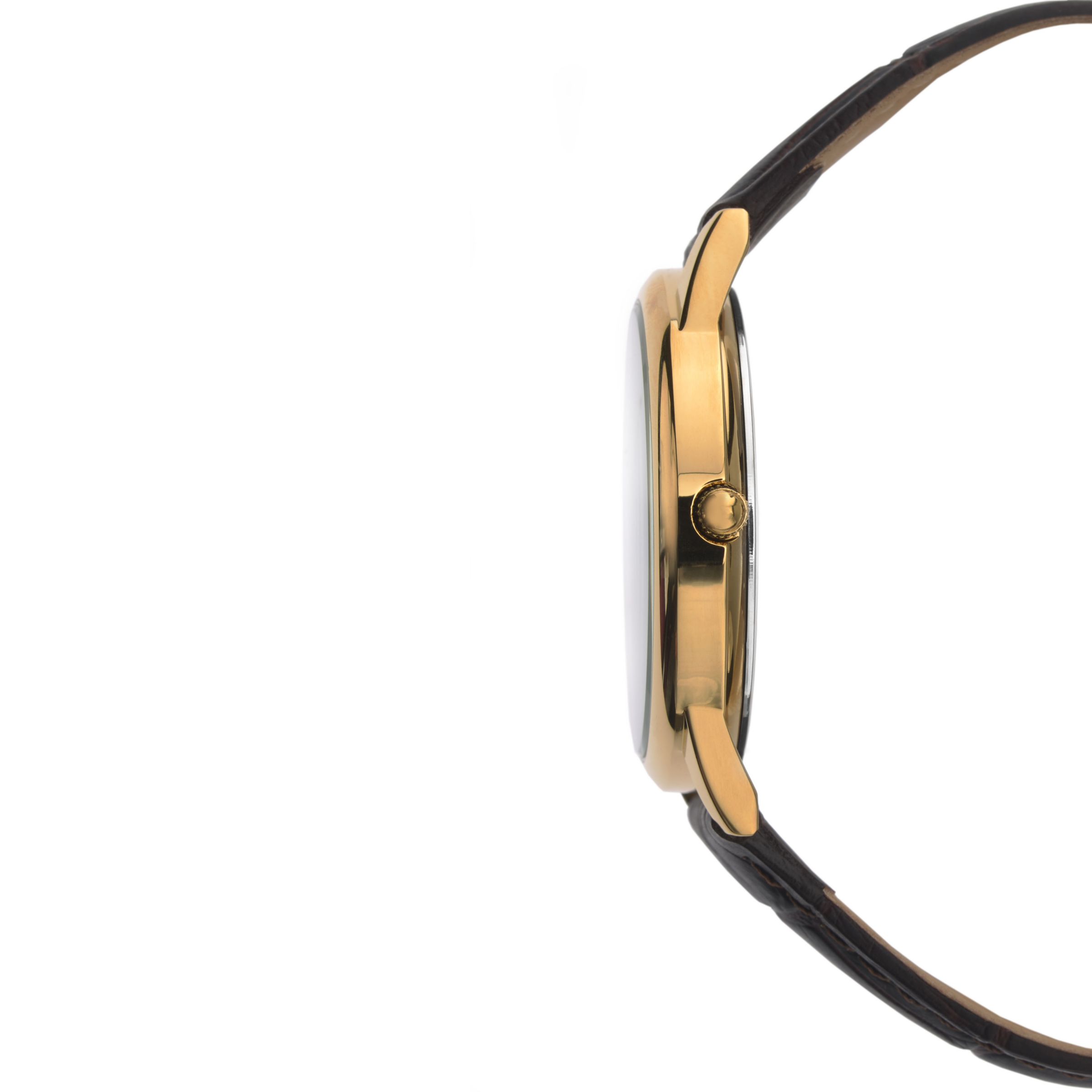 Buy Sekonda 3676.27 Men's Date Dial Leather Strap Watch, Brown/White Online at johnlewis.com