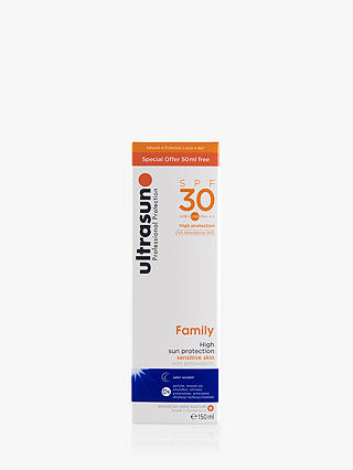 Ultrasun SPF 30 Family Ultra Sensitive Sun Cream, 150ml 3