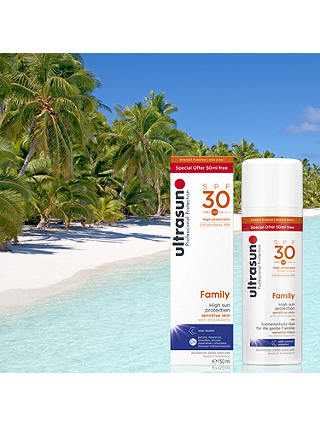Ultrasun SPF 30 Family Ultra Sensitive Sun Cream, 150ml 4