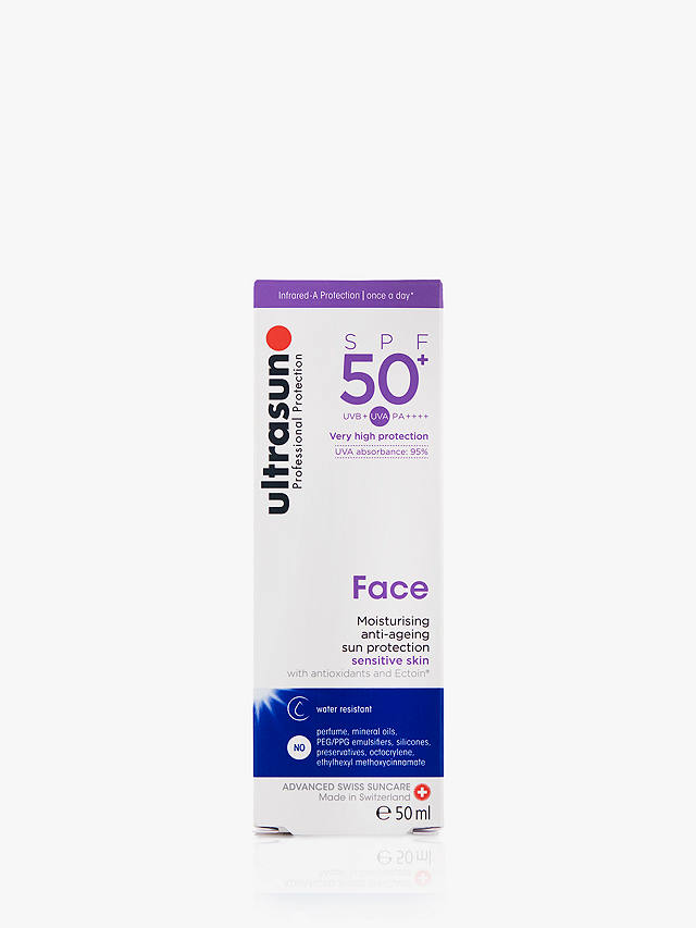 Ultrasun SPF 50+ Anti-Ageing Ultra Sensitive Facial Sun Cream, 50ml 3