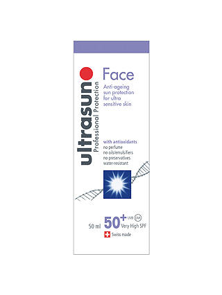 Ultrasun SPF 50+ Anti-Ageing Ultra Sensitive Facial Sun Cream, 50ml 4