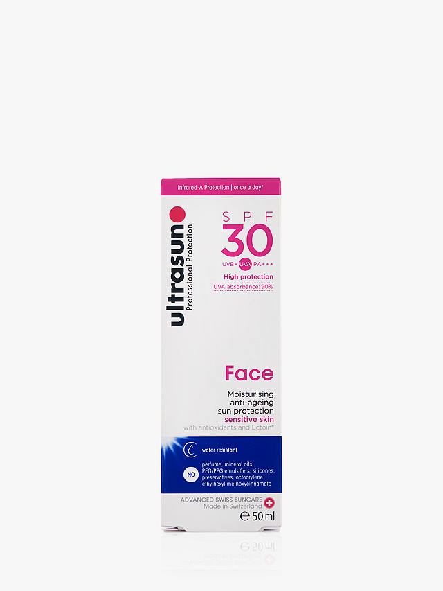 Ultrasun SPF 30 Anti-Ageing Very Sensitive Facial Sun Cream, 50ml 3