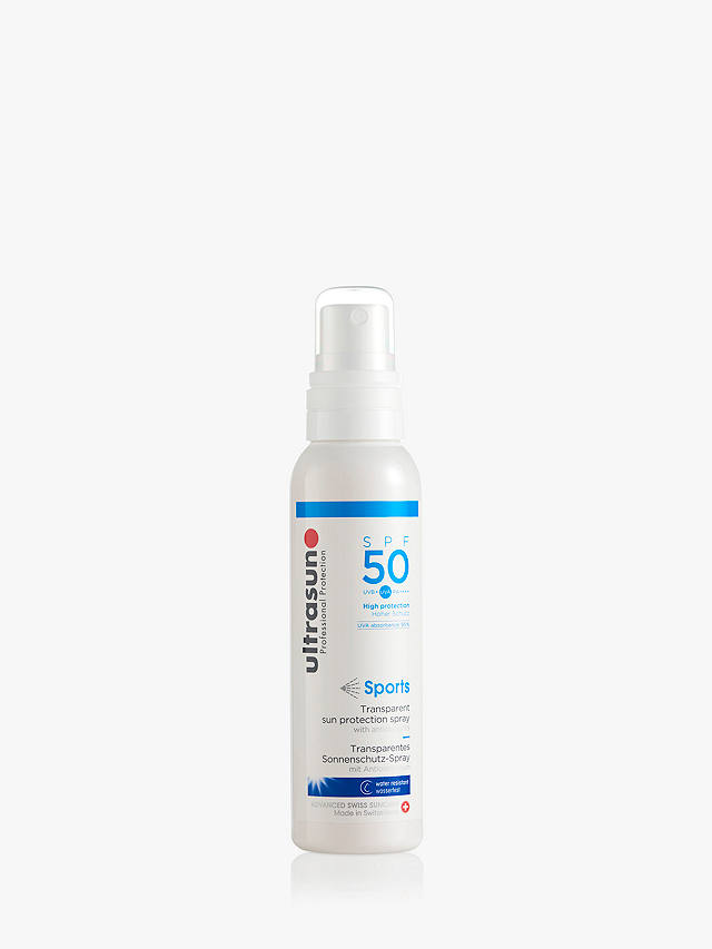 Ultrasun SPF 50 Sports Transparent Sun Protection Spray, 150ml 2