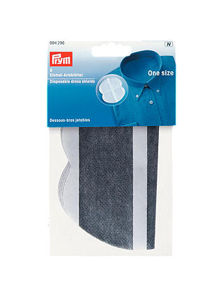 Prym Disposable Dress Shields, Grey