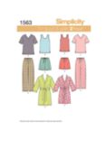 Simplicity 2 Hour Nightwear Sewing Leaflet, 1563, A