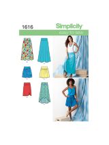 Simplicity 1616 Misses Skirts