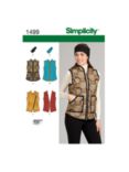 Simplicity Gilet Sewing Pattern, 1499