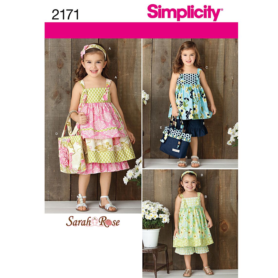 Simplicity Children Dressmaking Leaflet, 2171, A