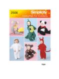 Simplicity Toddler Costumes Sewing Pattern, 2506, A