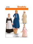 Simplicity Girls' Costume Sewing Pattern, 3725