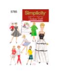 Simplicity Fashion Doll Clothing Sewing Pattern, 5785