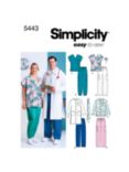 Simplicity Easy to Sew Plus Size Scrubs Sewing Leaflet, 5443