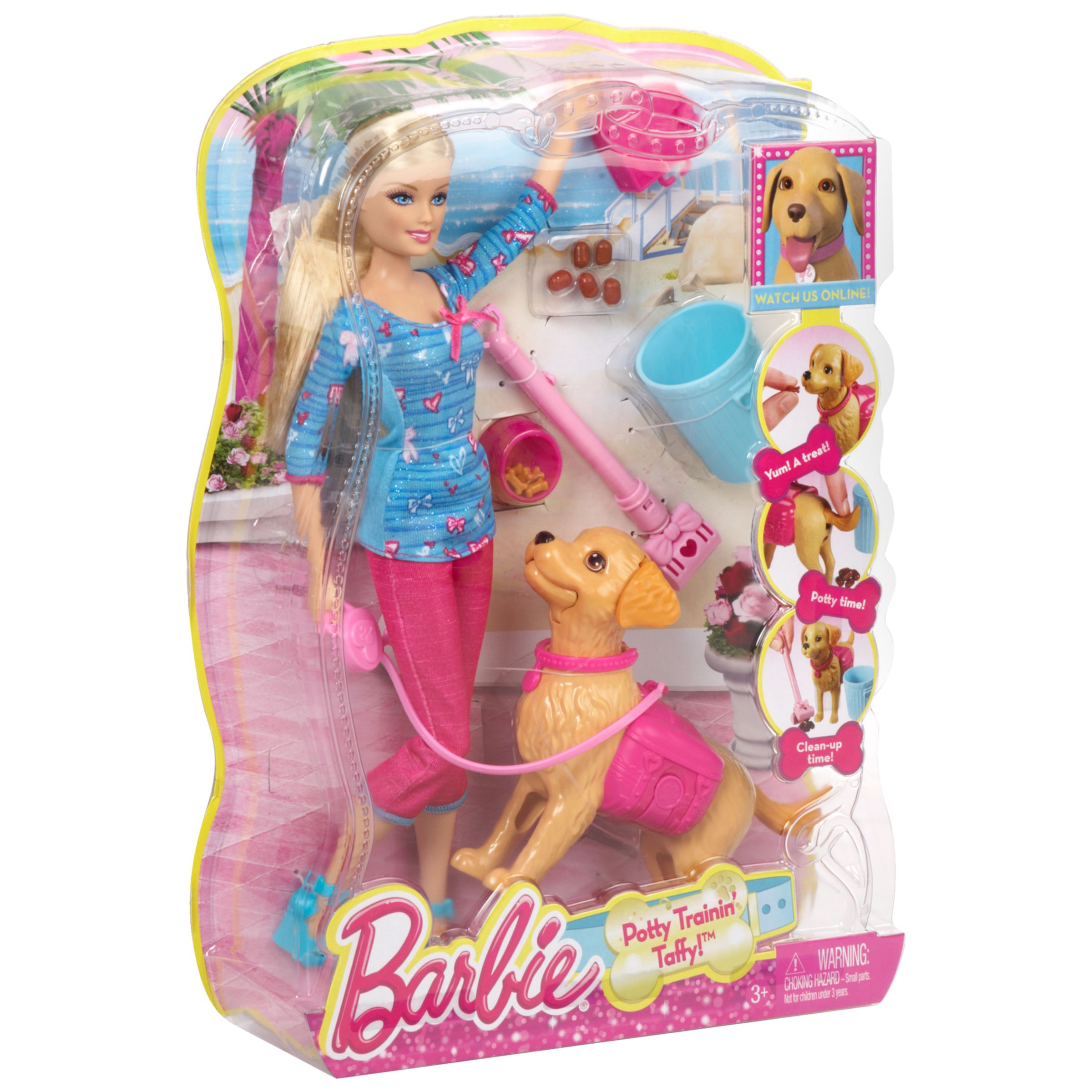 Potty race barbie