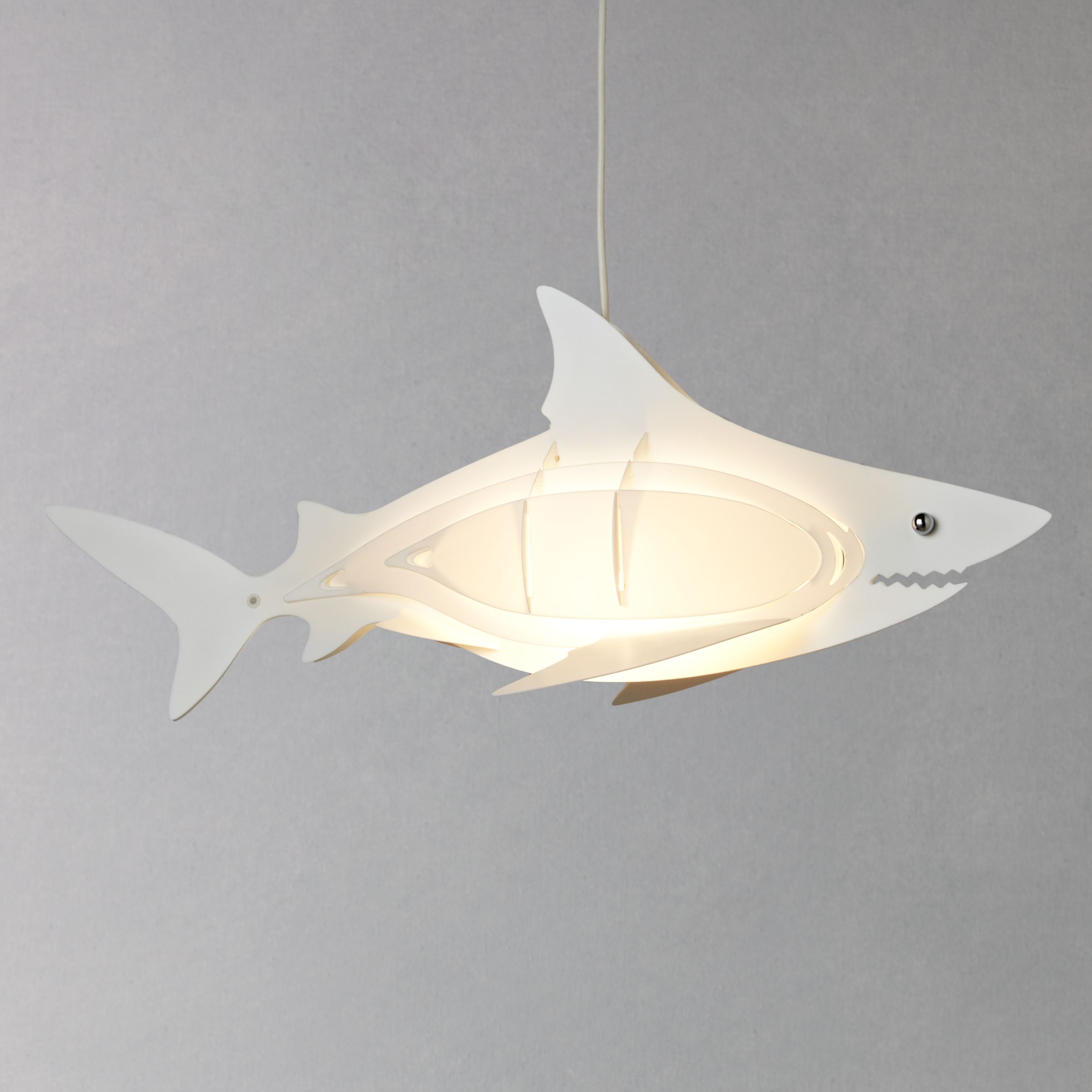 nummer Mysterium trist little home at John Lewis Easy-to-fit Shark Ceiling Shade